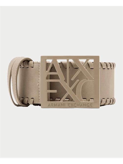 AX women's belt with large logo buckle ARMANI EXCHANGE | XW000963-AF12574U1092